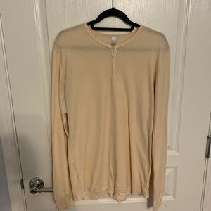 American Apparel Long Sleeve Henley